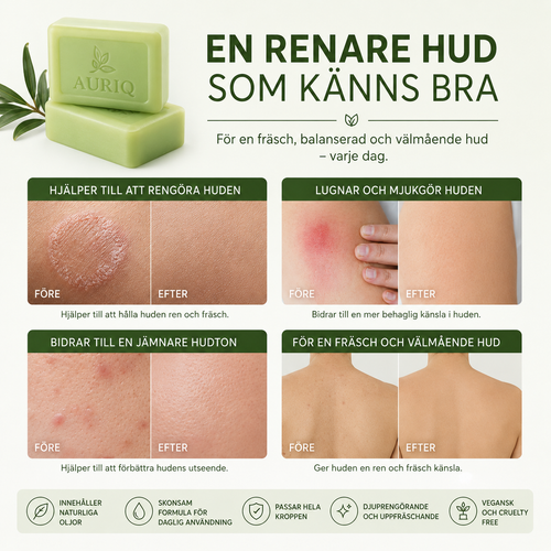 Rengör huden skonsamt och effektivt.